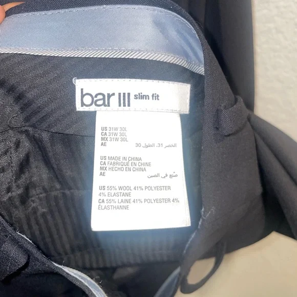 Bar III Suit (Jacket & Pants) - Picture 4 of 4